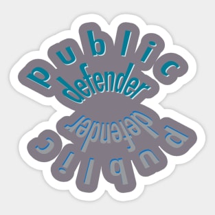 Public Defender Sticker